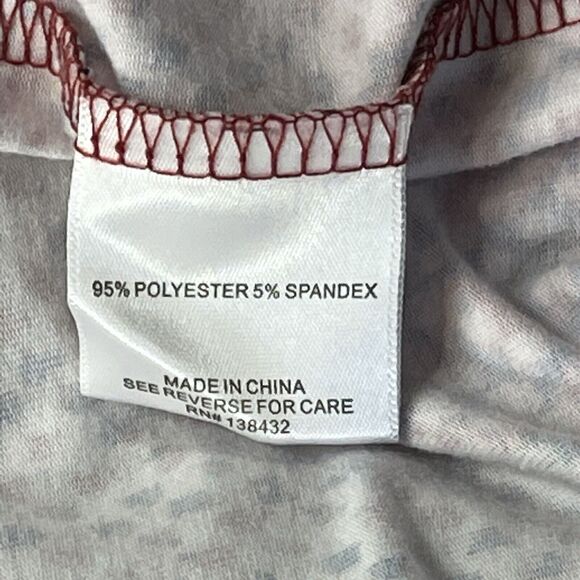 ModCloth 1X-Large Wrap Dress Chevron Dots Stretch 3/4 Sleeve Belted V-Neck Multi - Picture 9 of 10